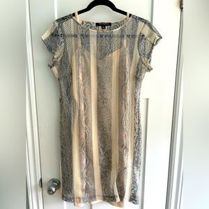 Layered dress (crochet over slip). Perfect for weddings & vacations